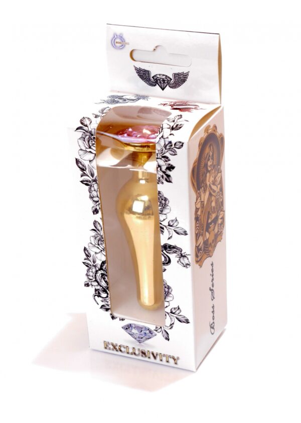 Plug Jewellery Gold BUTT PLUG  Rose - obrazek 9