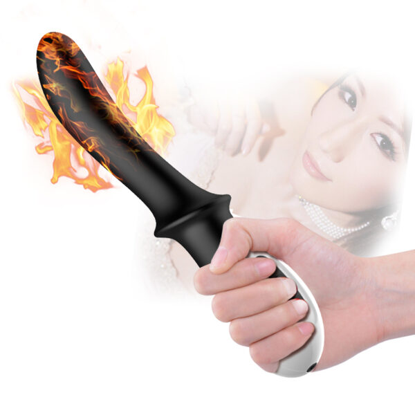 Wibrator Silicone Prostate / G spot Massager USB 10 Function / Heating - obrazek 9