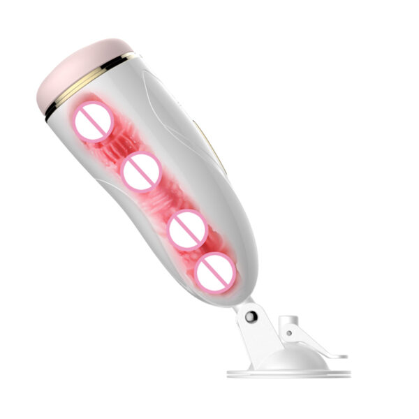 Masturbator Vibrating Masturbation Cup USB 7 + Interactive Function / Talk Mode - obrazek 9