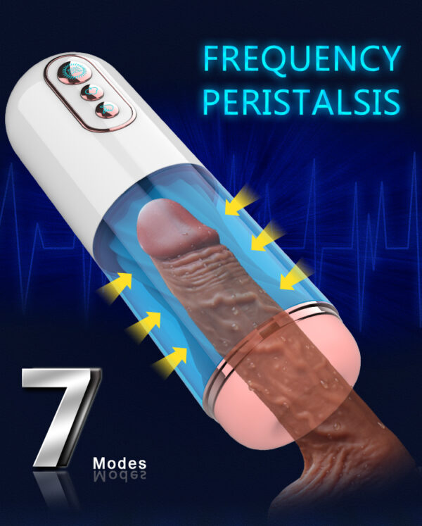 Masturbator Vibration 7, 7 Sucking modes, Hand - obrazek 9