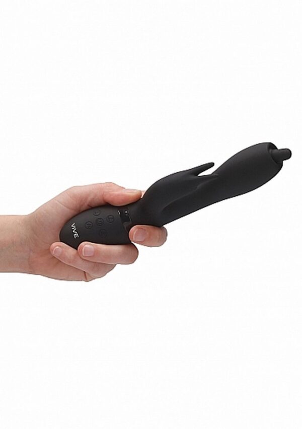Nilo   Pinpoint Rotating G spot Rabbit   Black - obrazek 9