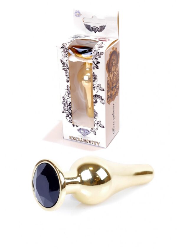 Plug Jewellery Gold BUTT PLUG  Black