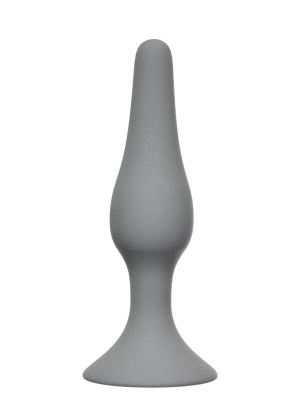 Plug Slim Anal Plug Medium Grey - obrazek 2