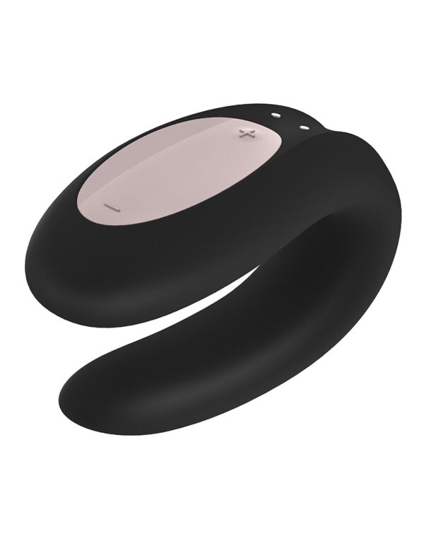 Wibrator   Double Joy Partner Vibrator Black - obrazek 2