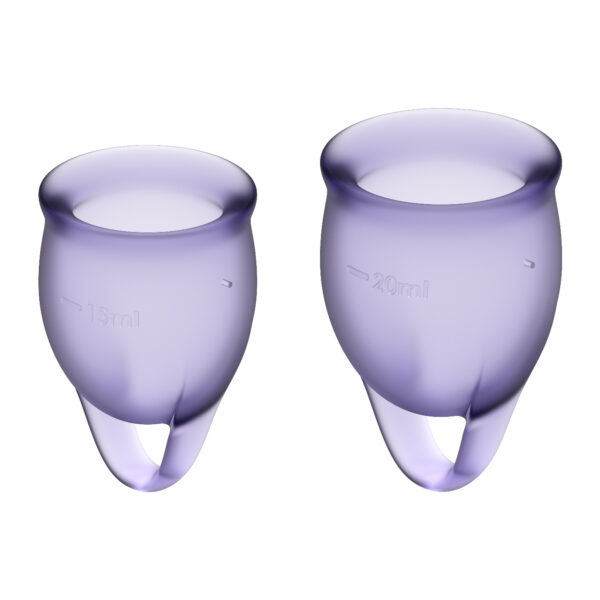 Tampony   Feel Confident Menstrual Cup (lila) - obrazek 2