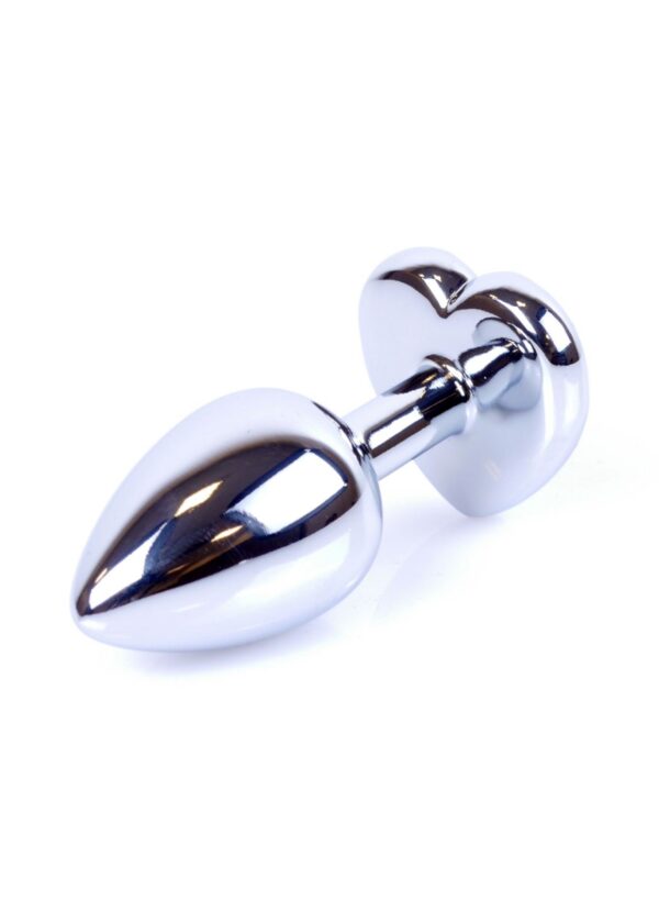 Plug Jewellery Silver  Heart PLUG  Light Blue - obrazek 3