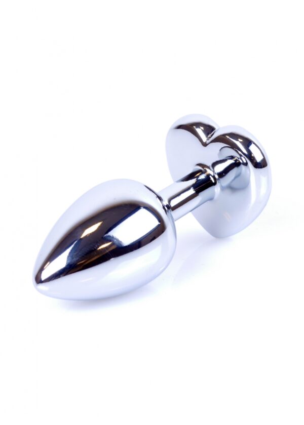 Plug Jewellery Silver  Heart PLUG  Black - obrazek 3