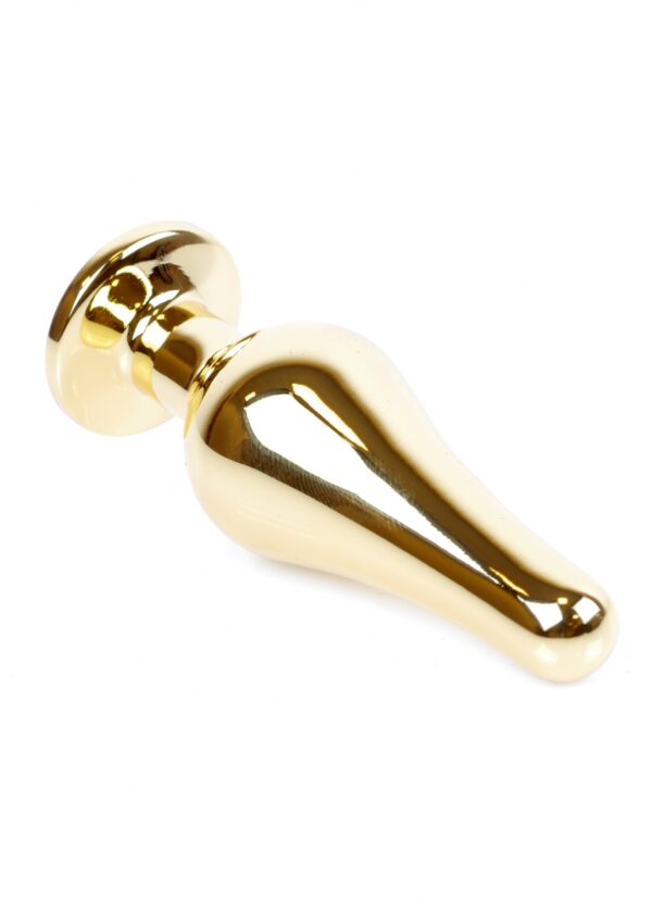 Plug Jewellery Gold BUTT PLUG  Black - obrazek 3