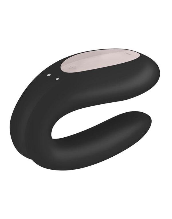 Wibrator   Double Joy Partner Vibrator Black - obrazek 3