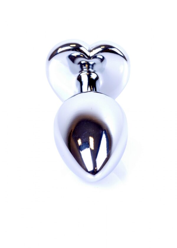 Plug Jewellery Silver  Heart PLUG  Black - obrazek 4