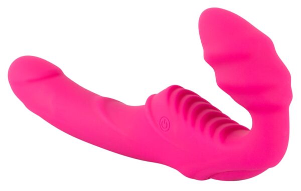Vibrating Strapless Strap on 2 - obrazek 4