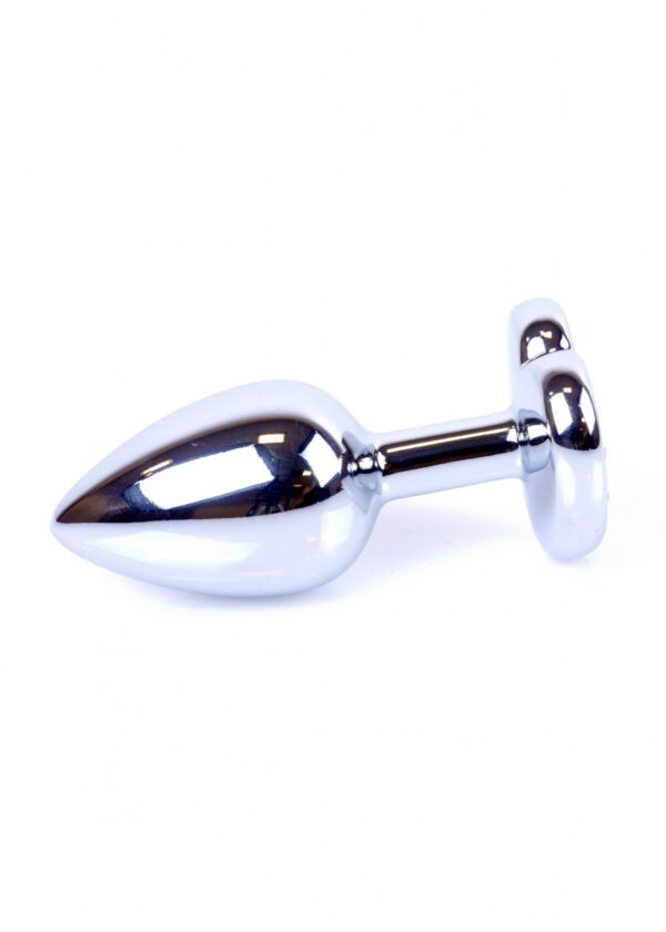 Plug Jewellery Silver  Heart PLUG  Black - obrazek 5