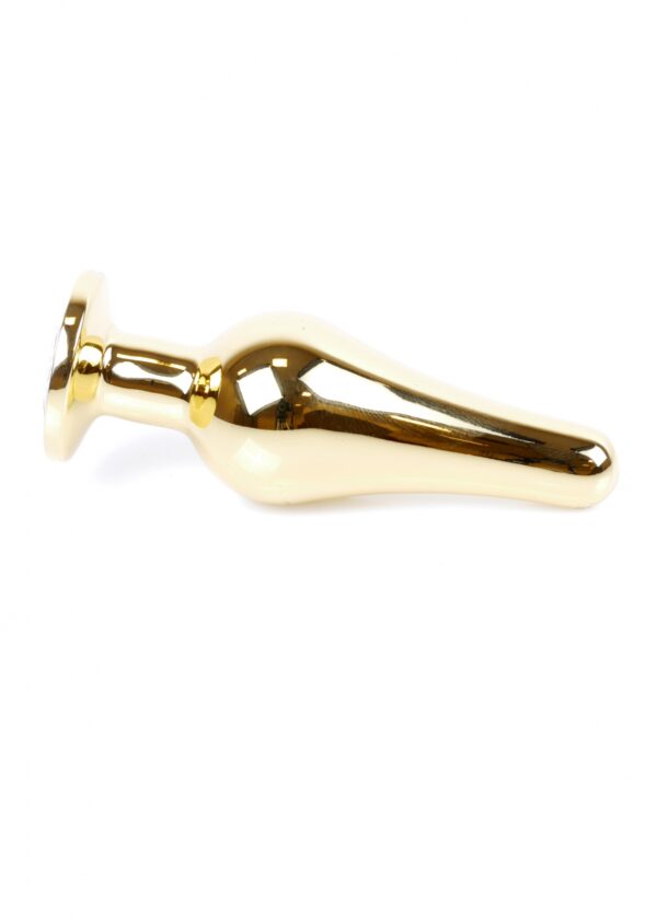 Plug Jewellery Gold BUTT PLUG  Black - obrazek 5