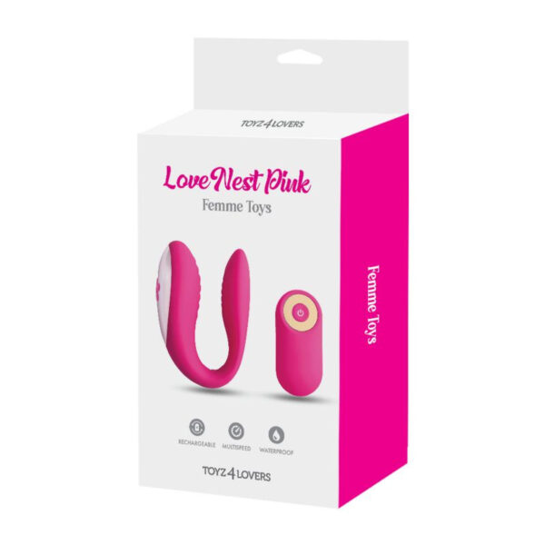Massaggiatore per coppie Passion Toyz4Lovers Pink - obrazek 6