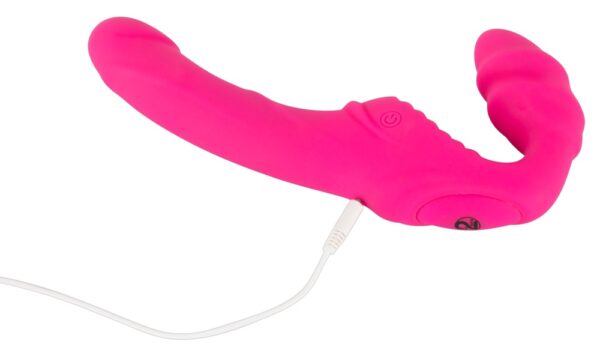 Vibrating Strapless Strap on 2 - obrazek 7