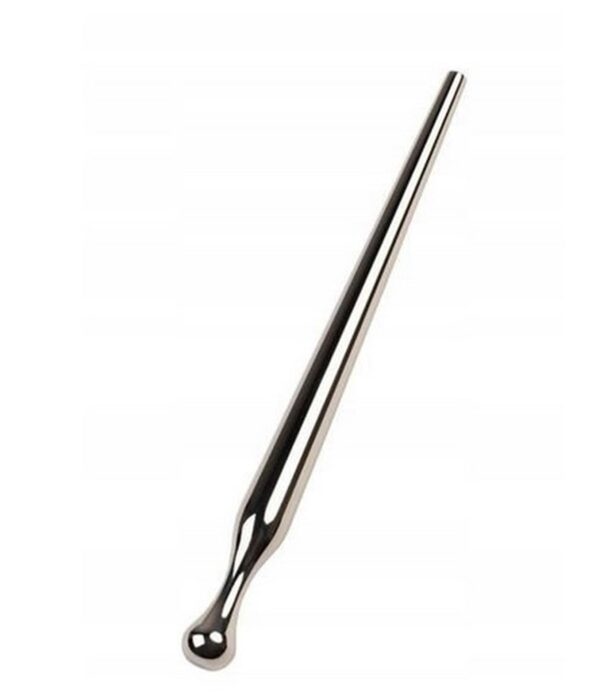 Silver urethral plug TOYFA Metal, length 8,5 cm, diameter 0,3 0,8 cm, weight 30 gr
