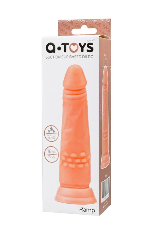 A TOYS, Realistic Dildo, TPE, Flesh, 16.8 cm
