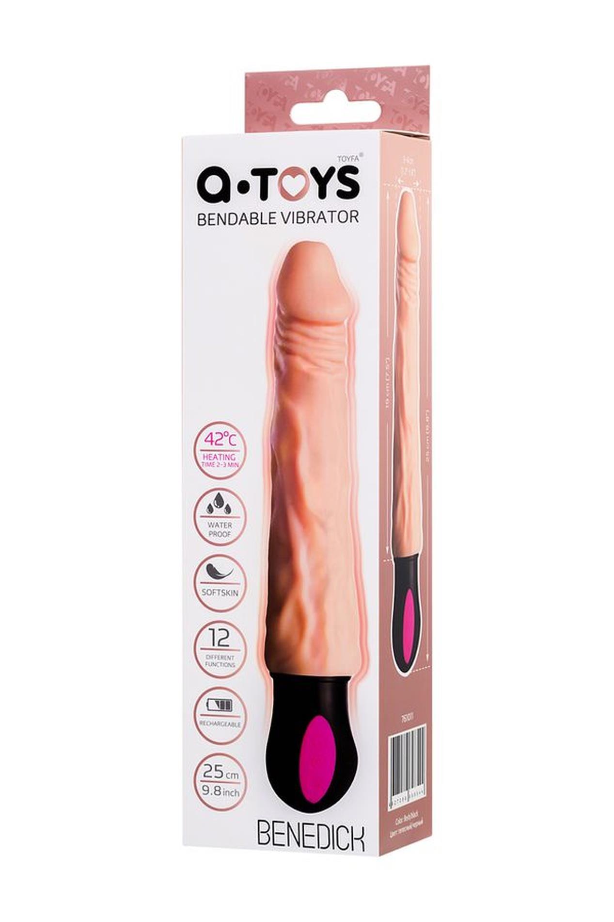 A TOYS Vibrator with heating TPE 12 speeds bendable rechargble