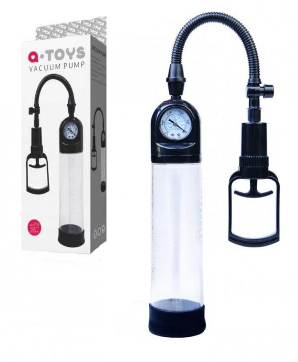 A TOYS, Penis Pump, Clear, 20 cm