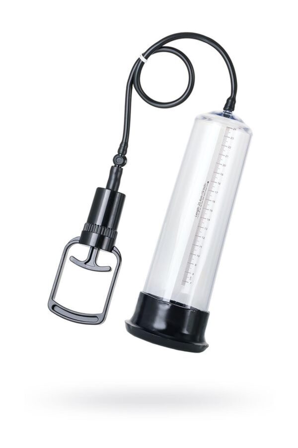 A TOYS, Penis Pump, PVC, Transparent, 27.5 cm, 3 cock rings included