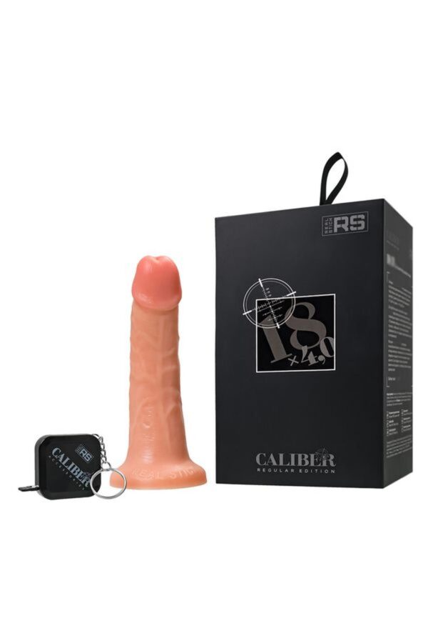 Realistic dildo Caliber 18/4 , PVC, flesh,  length 18cm, diameter 4cm