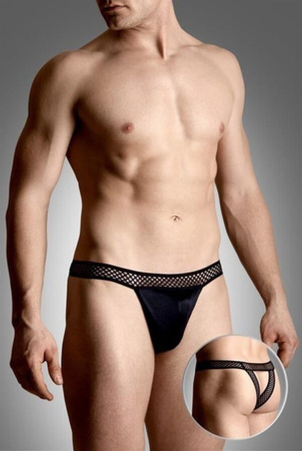 Mens thongs 4486   black S/M