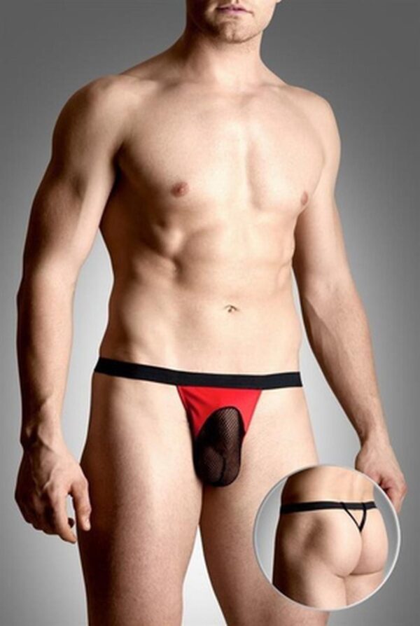 Mens thongs 4494   red XL