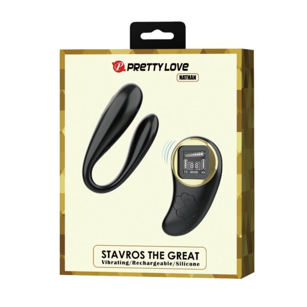 PRETTY LOVE   Nathan, Wireless remote control 9 speed levels 10 vibration functions, ABS Silicone , USB rechargeable