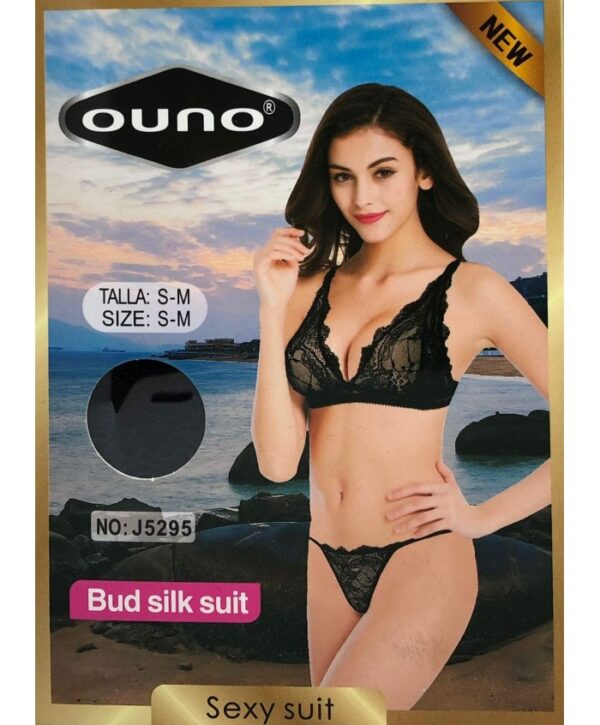 Ouno Sexy Lingerie Set 2 parts L/XL Black