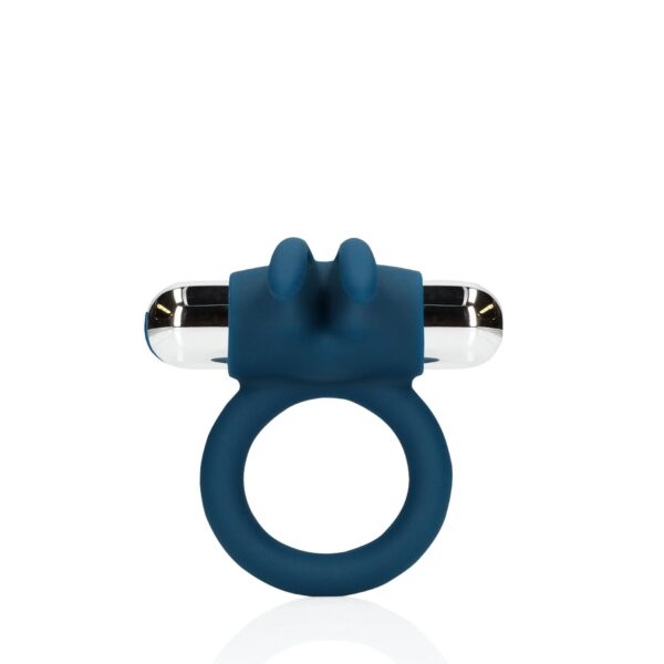 Vibrating Rabbit Cock Ring   Baltic Blue