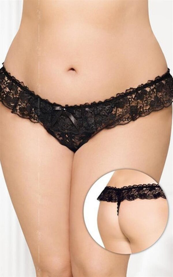G string 2432   Plus Size   black XL 3XL