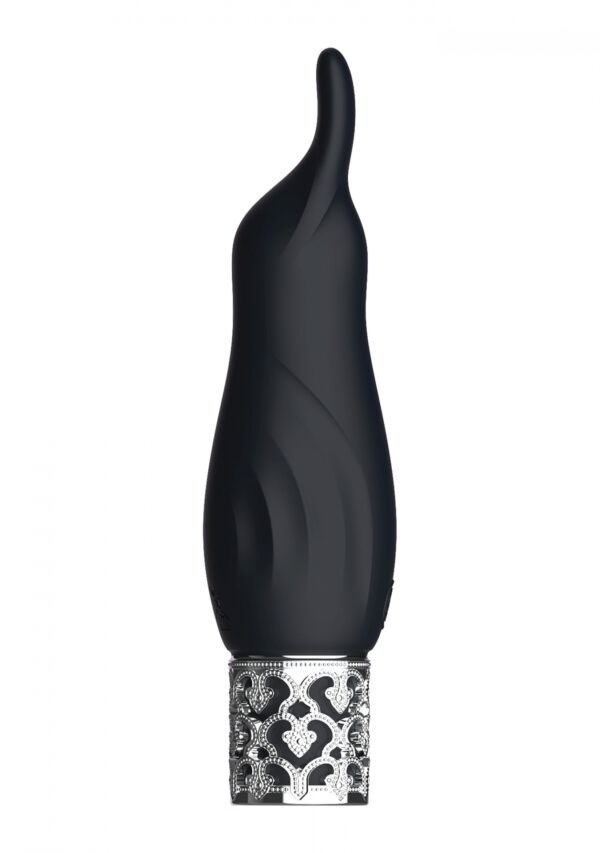 Sparkle   Rechargeable Silicone Bullet   Black