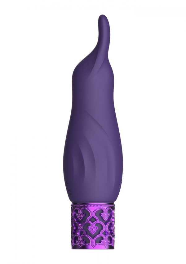 Sparkle   Rechargeable Silicone Bullet   Purple