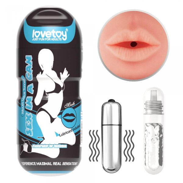 Sex In A Can Mouth Stamina Tunnel   Vibrating