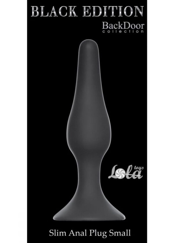 Plug Slim Anal Plug Small Black
