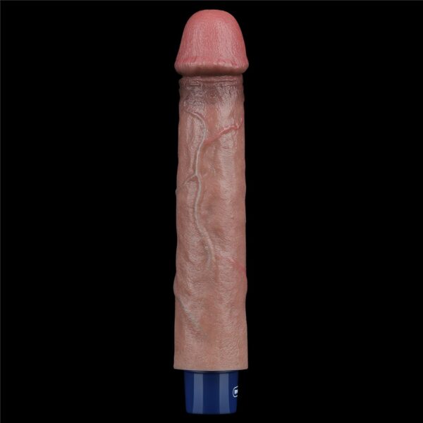 9 REAL SOFTEE Rechargeable Silicone Vibrating Dildo