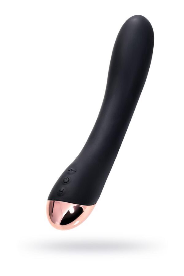 Unrealistic vibrator WANAME D SPLASH STREAM, silicone, black, 21 cm