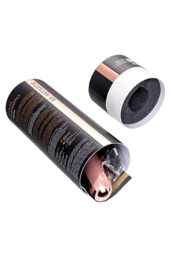 Unrealistic WANAME D SPLASH WATERFALL vibrator, silicone, black, 21.3 cm - obrazek 10