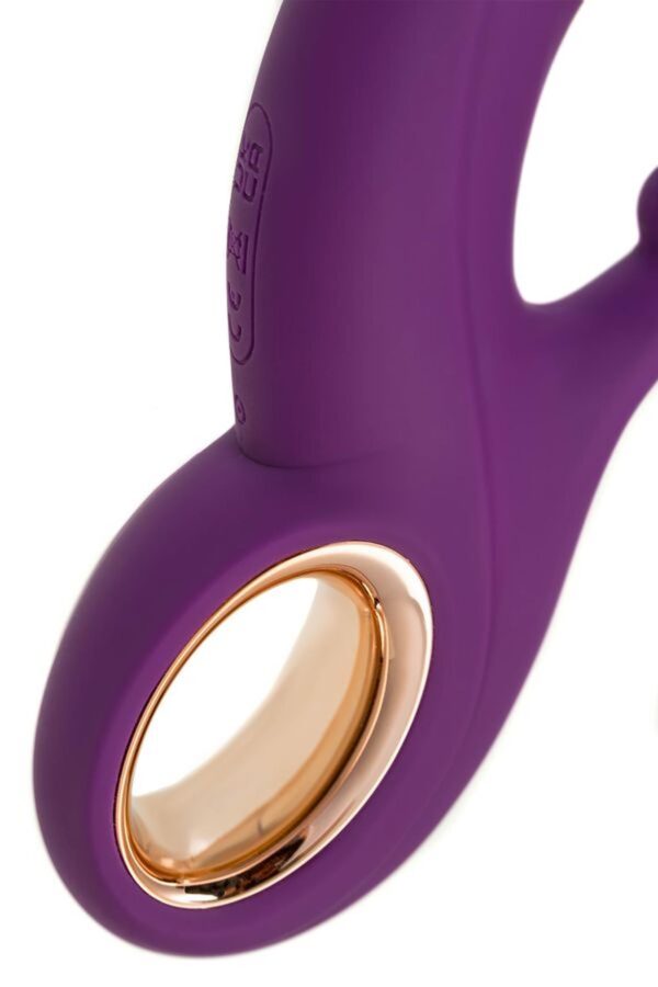 Vibrating roller with Up&Down functions by JOS Julli, silicone, purple, 20.5 cm - obrazek 10