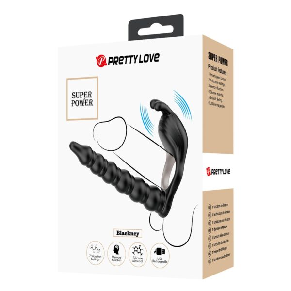 PRETTY LOVE   Blackney black, 7 vibration functions Memory function - obrazek 9