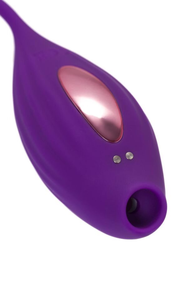 JOS Vacuum clitoris stimulator Ginny, silicone, purple, 31 cm - obrazek 11