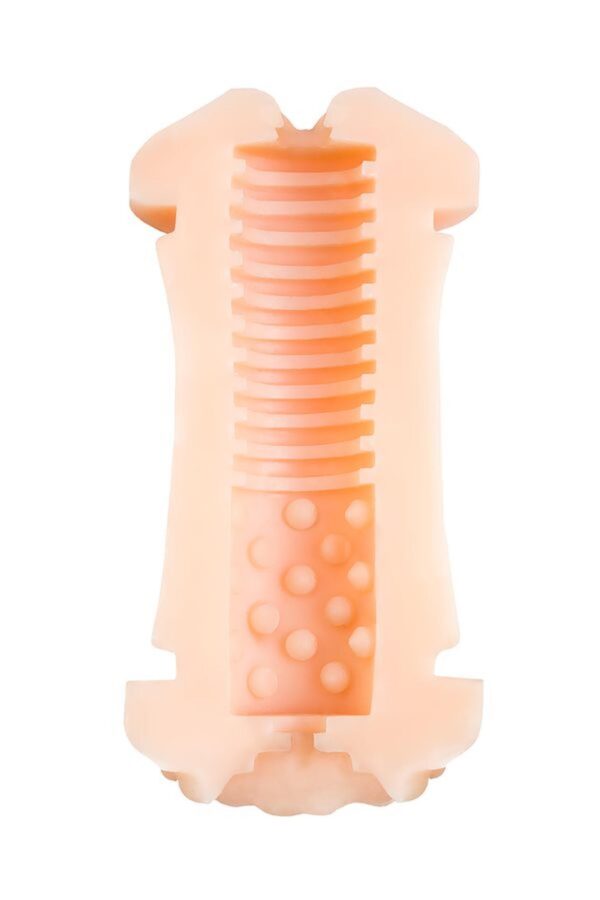 JOS LULU, Masturbator double sided, TPR, fleshy, 14.5 cm - obrazek 11