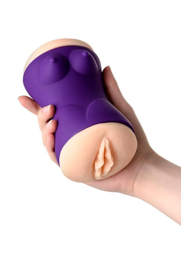 JOS YARA, Masturbator double sided, TPR, fleshy, 17.5 cm - obrazek 11