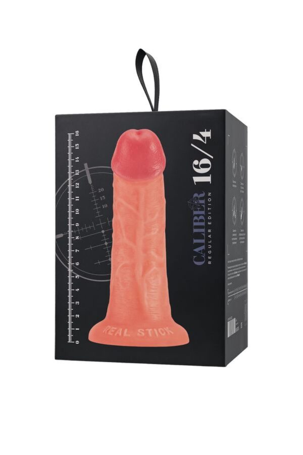 Realistic dildo Caliber 16/4 , PVC, flesh,  length 16cm, diameter 4cm - obrazek 11
