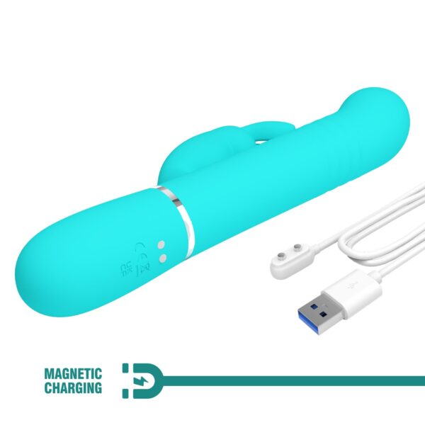 PRETTY LOVE   Coale Twinkled Tenderness, 7 vibration functions 4 rotation functions 4 thrusting settings - obrazek 11
