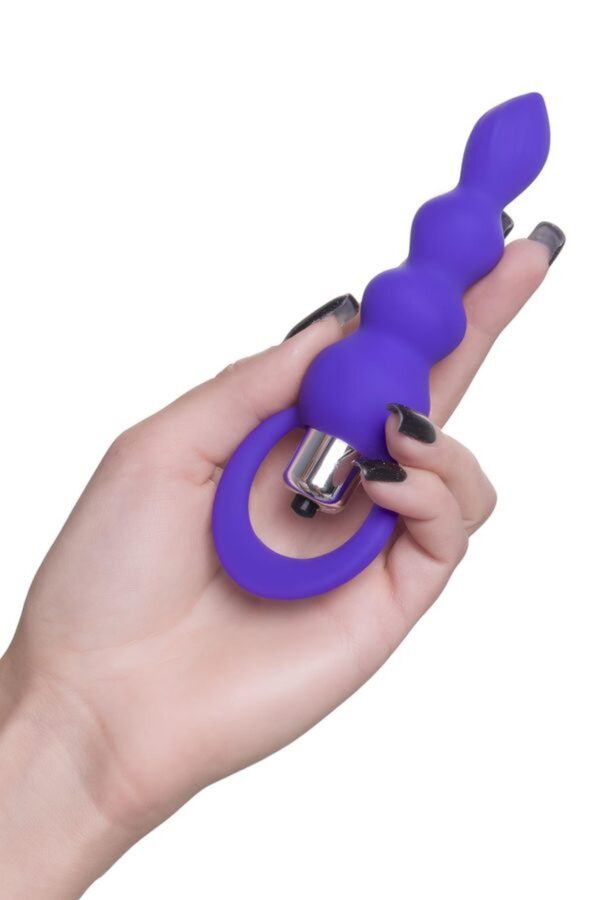 ToDo by Toyfa Anal plug Twisty, silicone, purple, 14 cm, O 3.2 cm - obrazek 11