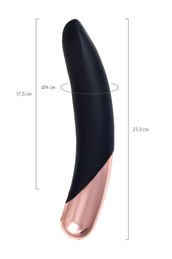 Unrealistic WANAME D SPLASH WATERFALL vibrator, silicone, black, 21.3 cm - obrazek 11