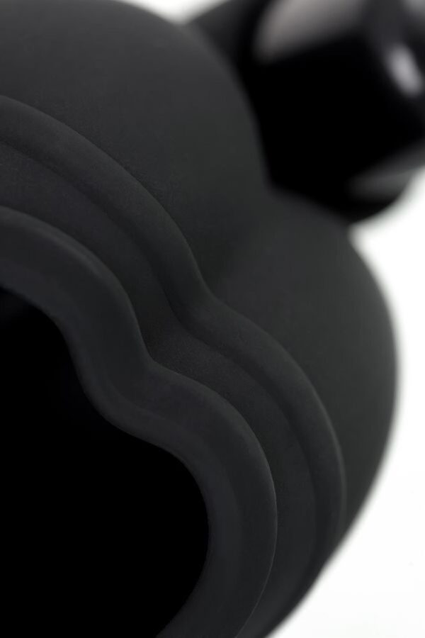 EROTIST Scrotum cover with an erection ring and vibration Attraction, silicone, black, 6.5 cm - obrazek 11