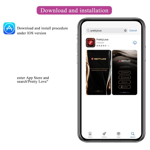 FRANZ, 10 vibration functions Mobile APP remote control - obrazek 12