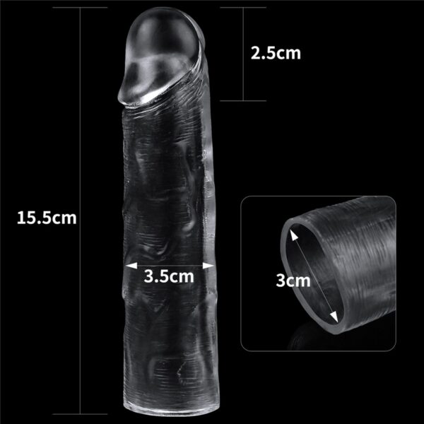 Flawless Clear Penis Sleeve Add 1 - obrazek 12